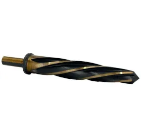 1" Bridge Reamer - Construction Reamer - 1/2" Shank and Black & Gold Finish