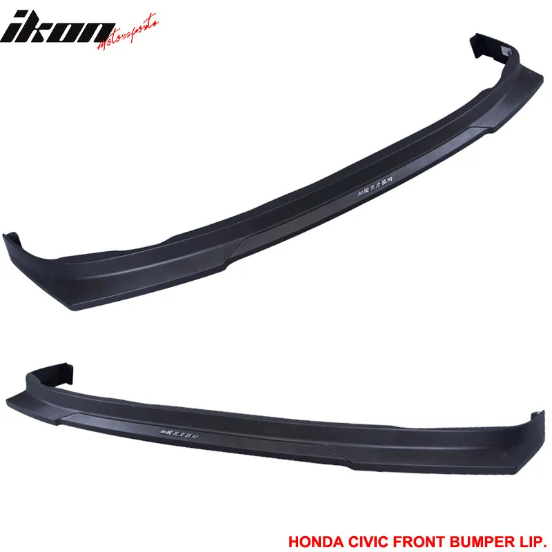 2006-2008 Honda Civic 2Dr HCL Style Front Bumper Lip Spoiler PP