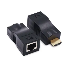 2PCS 4K HDMI Extender To RJ45 By Cat-6/6E Ethernet Cable-WLW-47