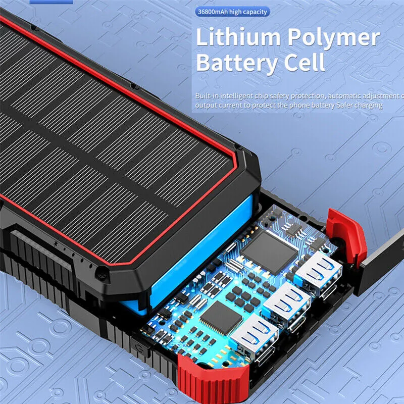 368000mAH Solar Power Bank