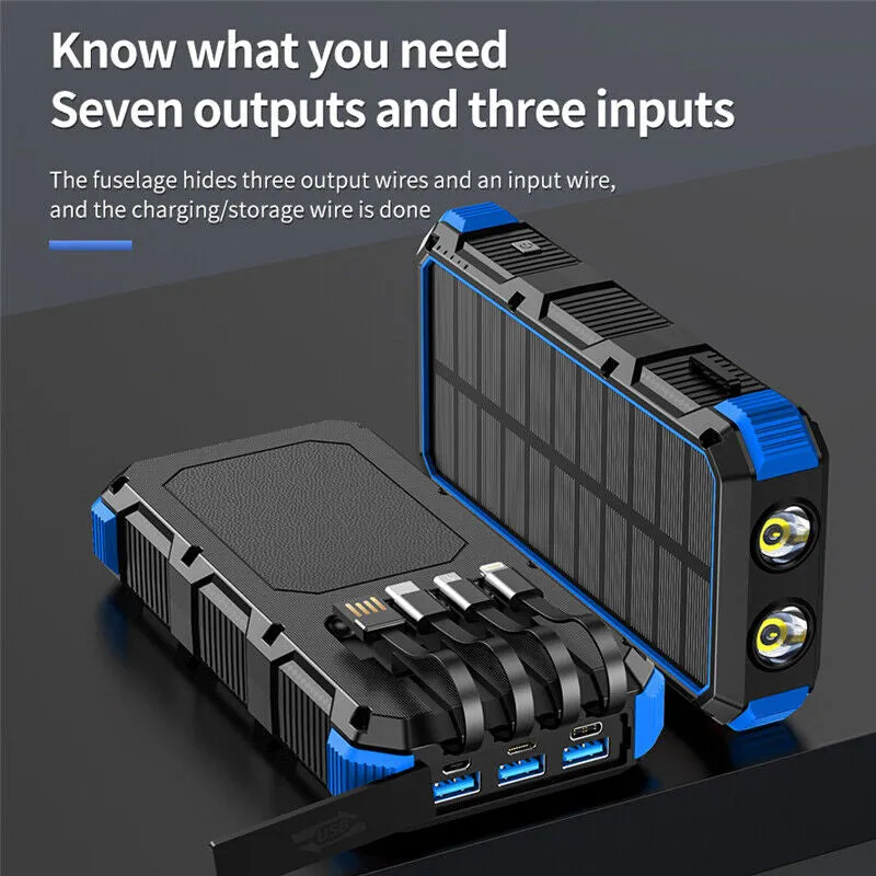 368000mAH Solar Power Bank