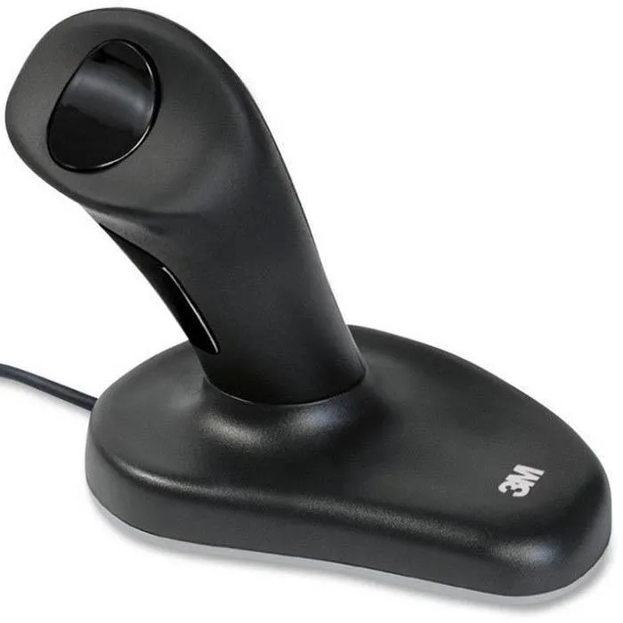 3M Em500Gps Wired Ergonomic Mouse Small Black