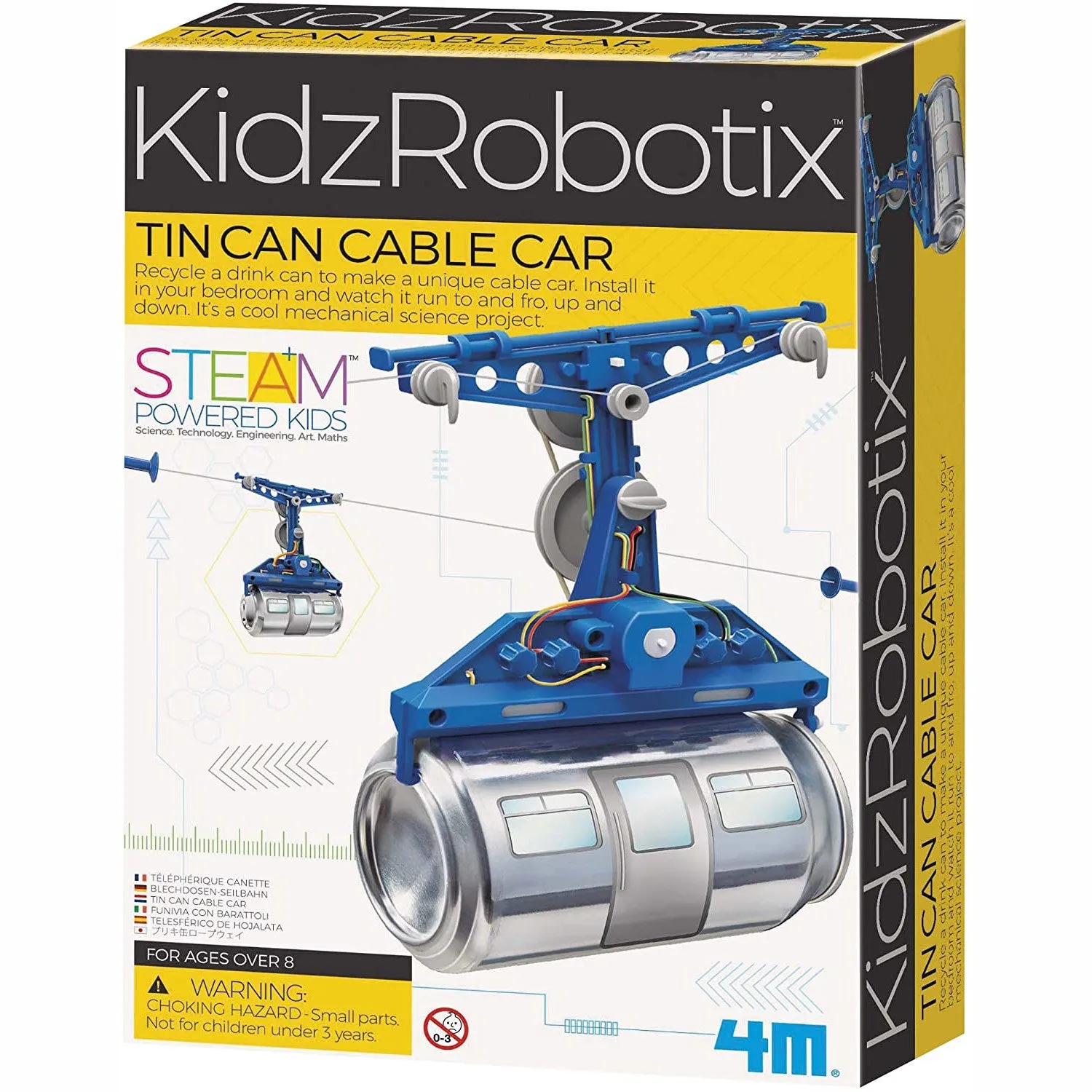 4M KidzRobotix Tin Can Cable Car Kit