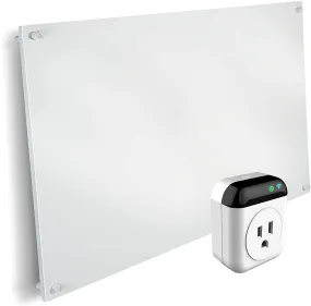 600W Wall Mounted Space Heater Panel - with WiFi Thermostat