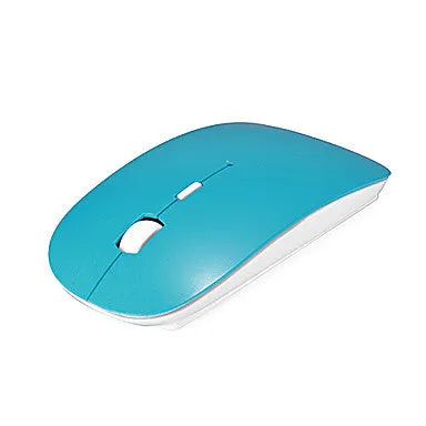 A100 Super Slim Adjustable DPI 2.4GHz Wireless Optical Mouse (Assorted Colors)