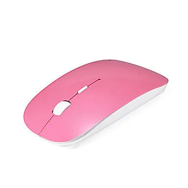 A100 Super Slim Adjustable DPI 2.4GHz Wireless Optical Mouse (Assorted Colors)