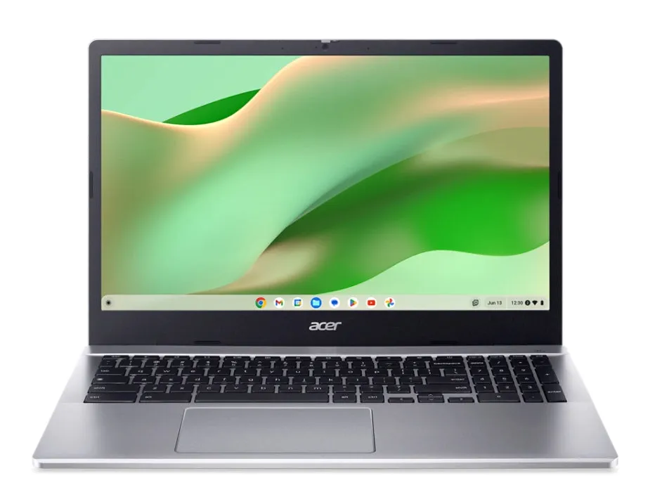 Acer Chromebook, Intel N100, 8 GB RAM, 128 GB eMMC, 15.6" Inch FHD Display, ChromeOS, Silver