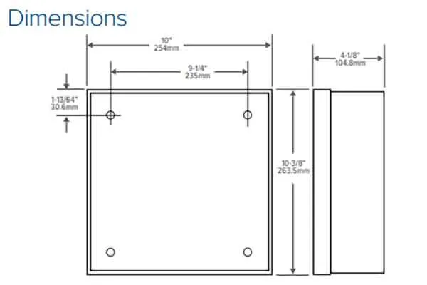 Adams Rite - PS-EXIT  Power Supply - For 3000/8000 Exit Devices w/ Electric and Motorized Latch Retraction (MLR) (LR) - 24 - 28 VDC