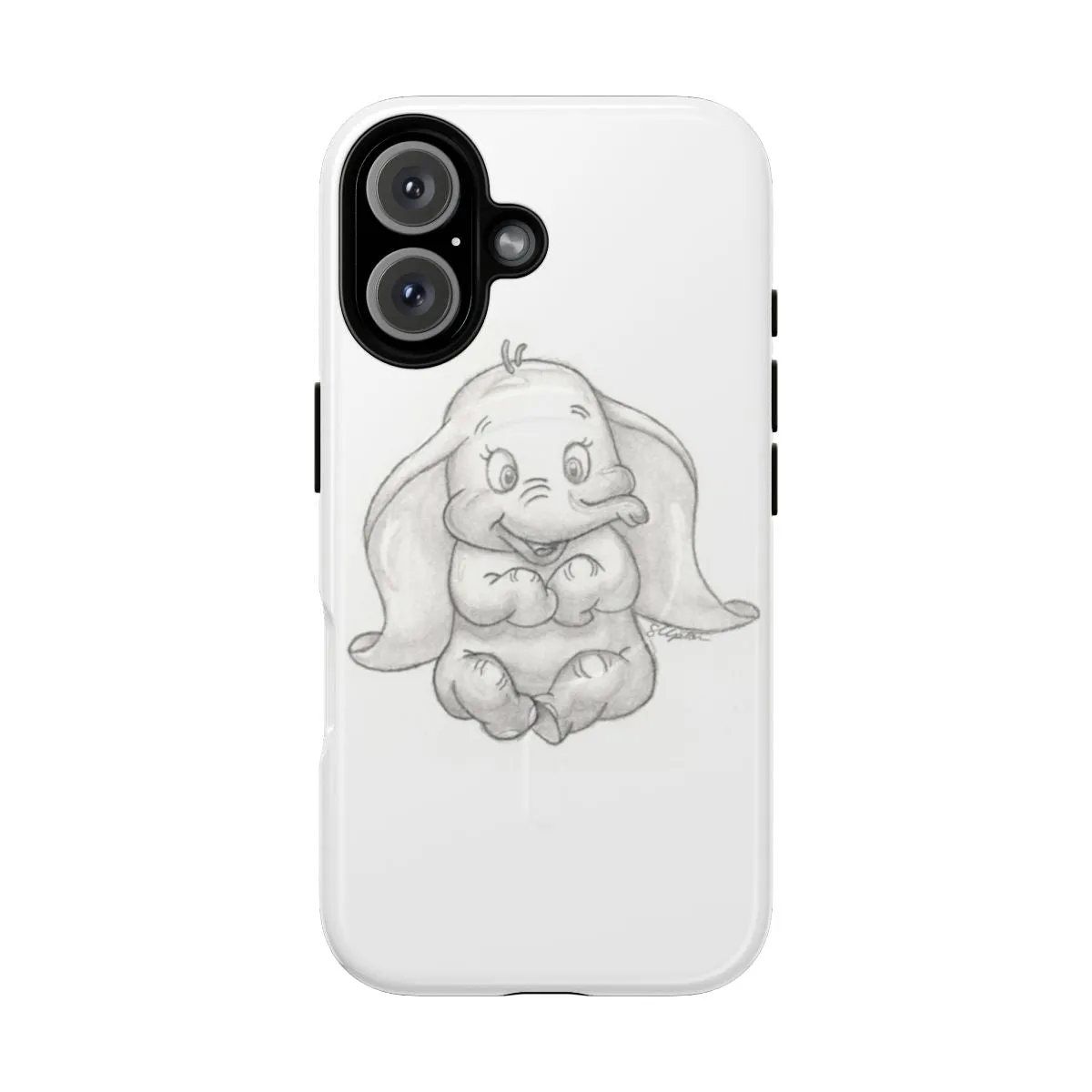 Adorable Dumbo Elephant Magnetic Tough Phone Cases