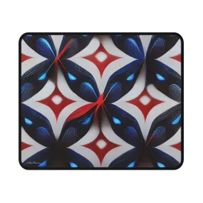 Asian American Red White & Blue Diamonds Mouse Pad