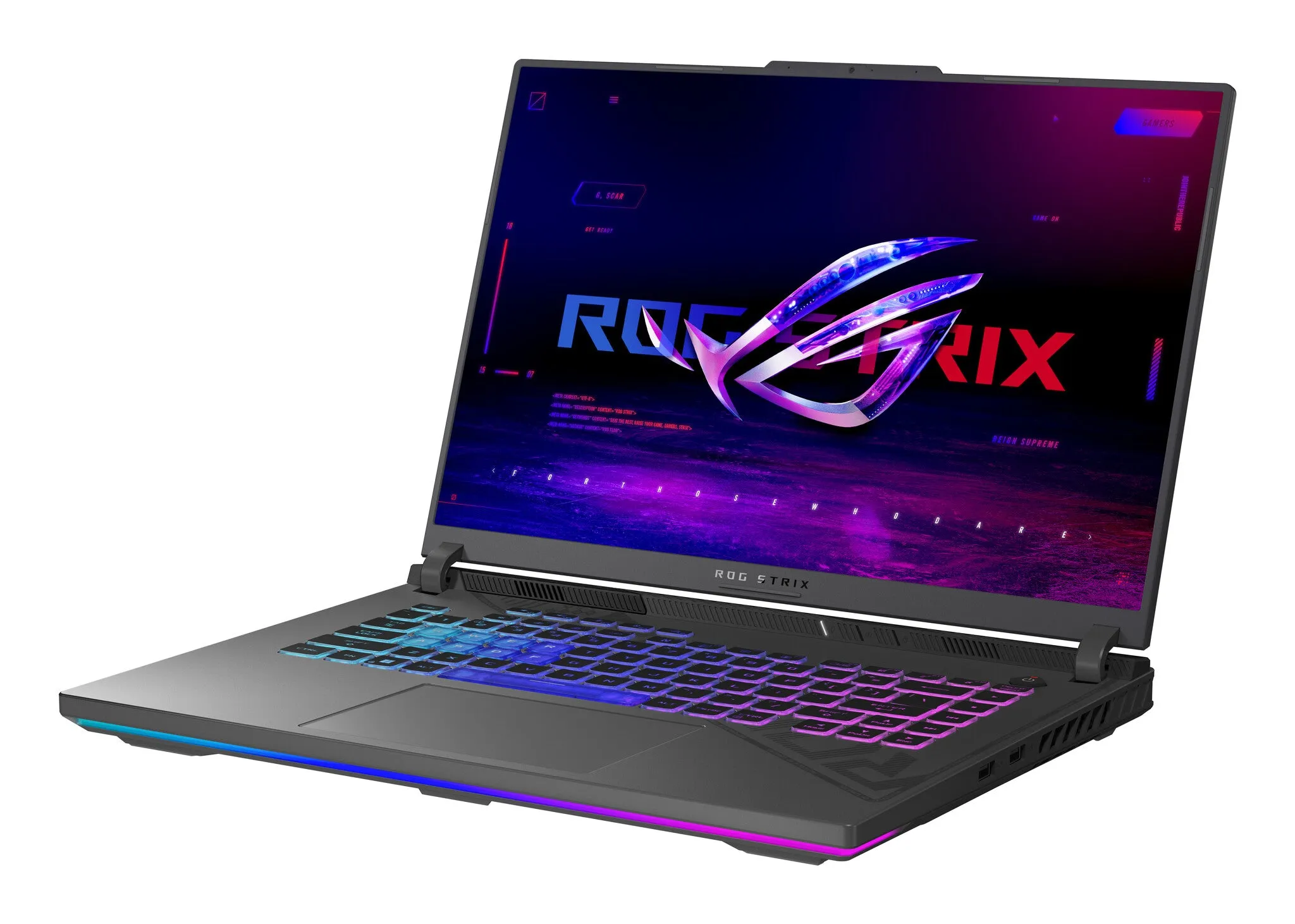 ASUS ROG Strix G16 G614JV-N3106W Intel® Core™ i5 i5-13450HX Laptop 40.6 cm (16") WUXGA 16 GB DDR5-SDRAM 512 GB SSD NVIDIA GeForce RTX 4060 Wi-Fi 6E (802.11ax) Windows 11 Home Black, Grey