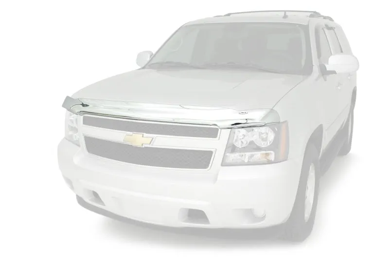 AVS 04-06 Dodge Durango High Profile Hood Shield - Chrome