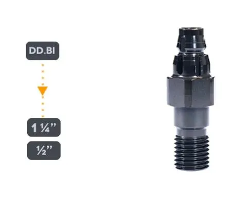 B BTEC 2.000.492 KARAT 180 Adapter DD-BI M 1-1/4"M to 1/2"F