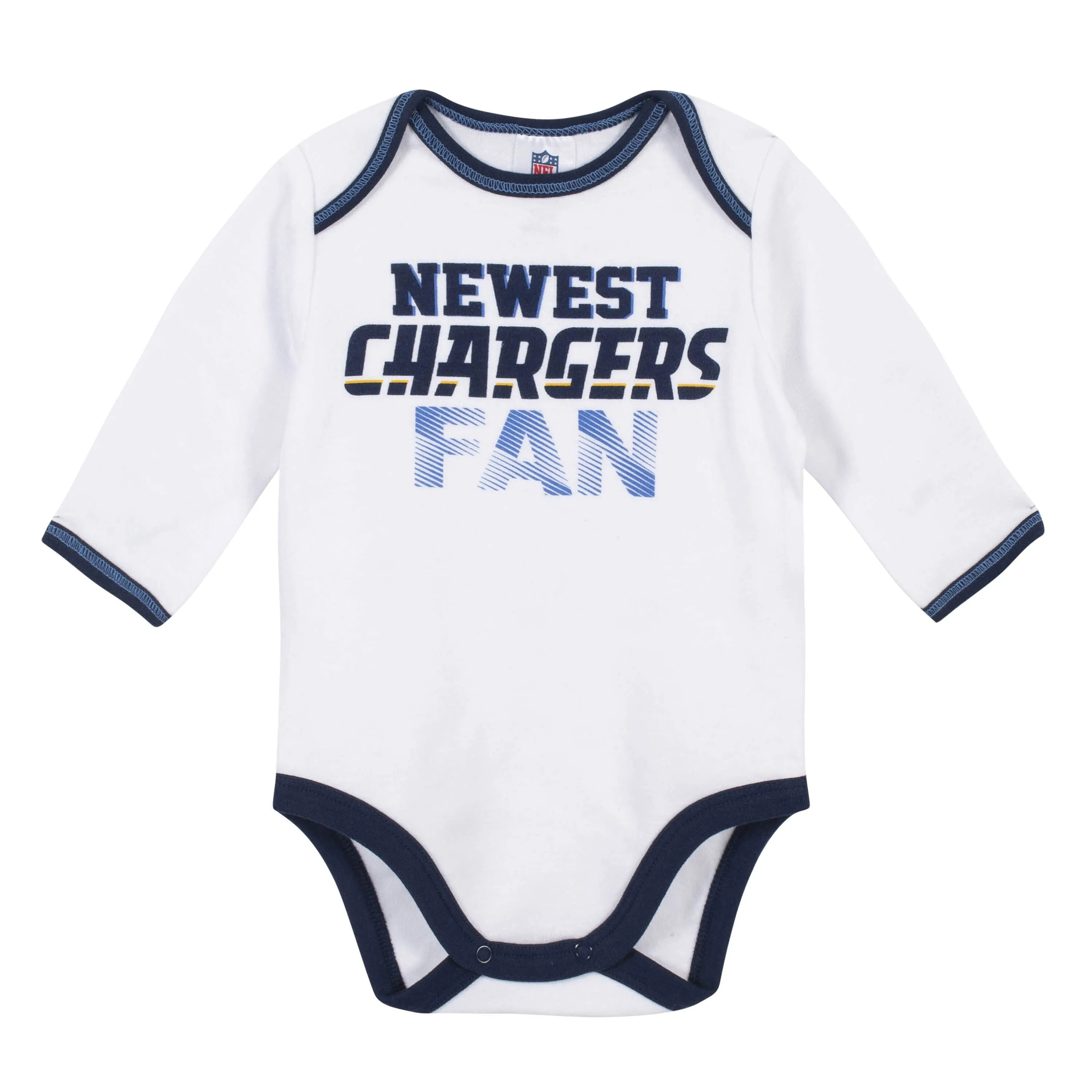 Baby Boys Los Angeles Chargers 3-Piece Bodysuit, Pant and Cap Set