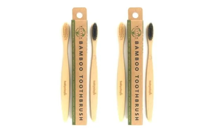 Bamboo Toothbrush - Pack of 4