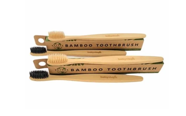 Bamboo Toothbrush - Pack of 4