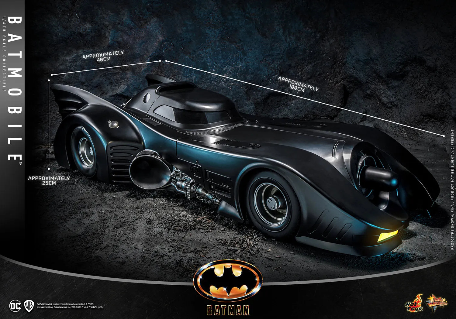 Batmobile Sixth Scale Figure Accessory