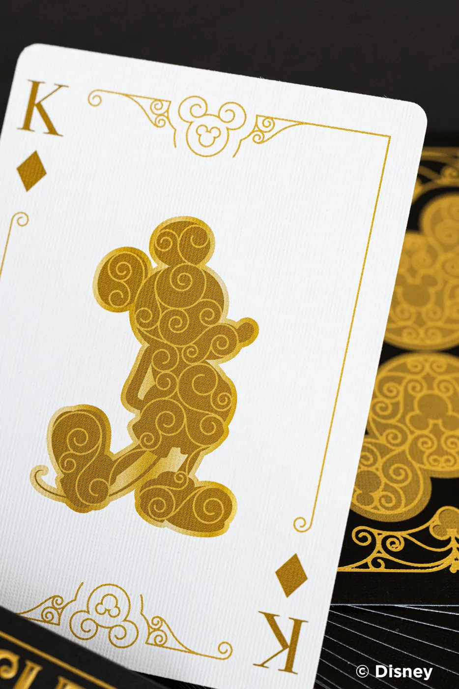 Bicycle Disney Mickey Mouse Black and Gold Playing Cards