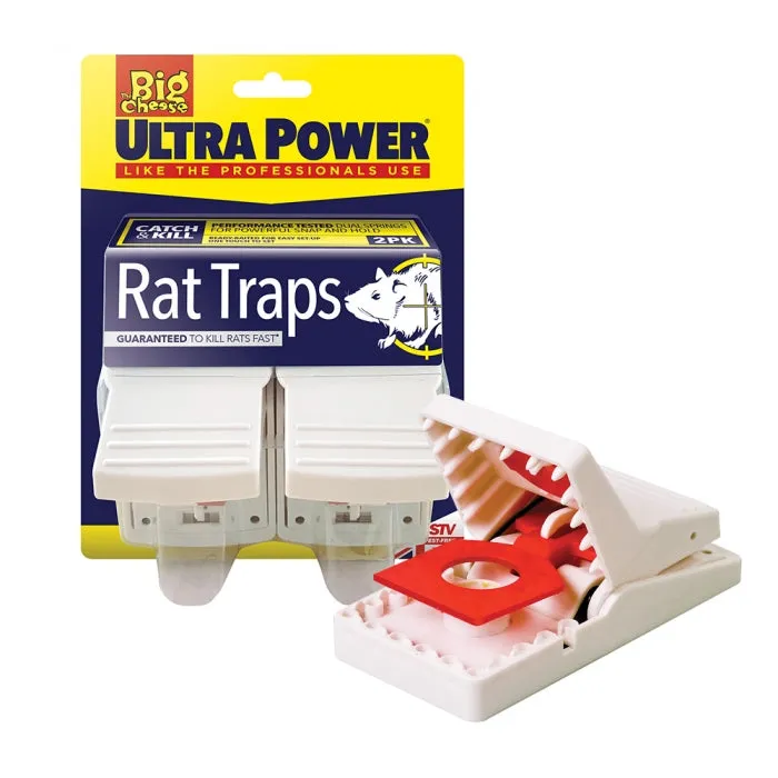 Big Cheese Ultra Power Rat Trap 2 Pack