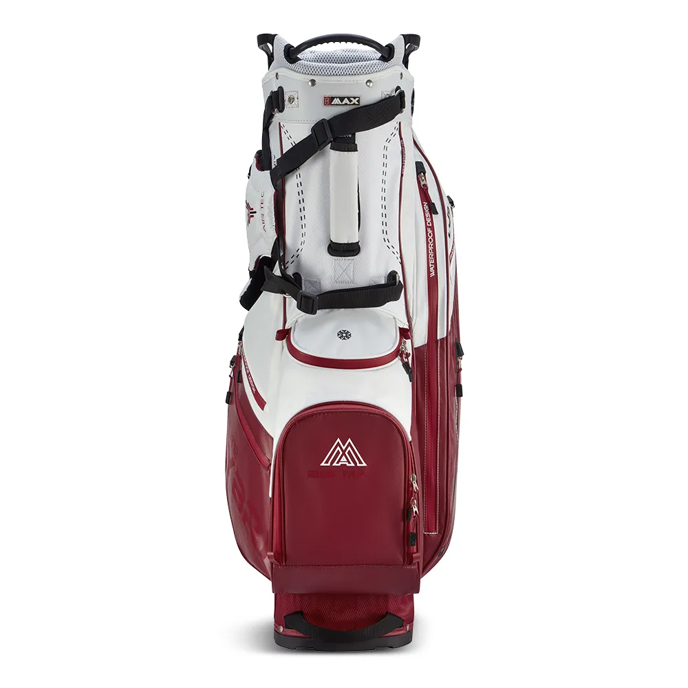 Big Max Dri Lite Hybrid Plus Golf Stand Bag 2024 - White Merlot