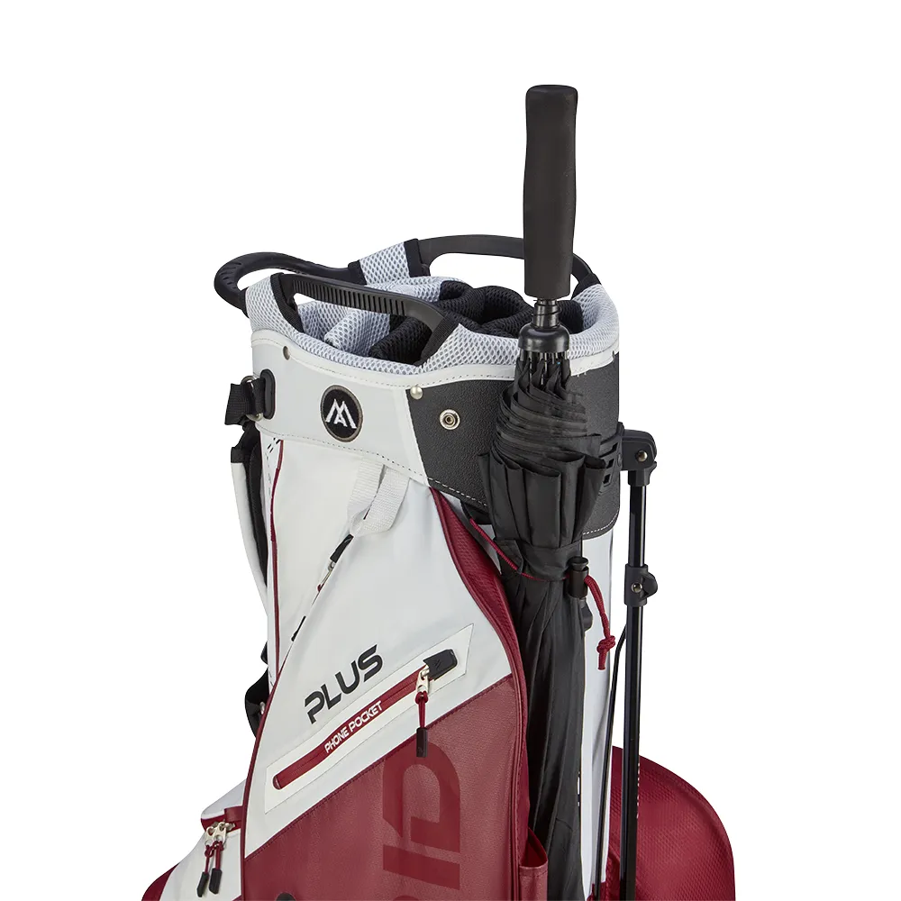 Big Max Dri Lite Hybrid Plus Golf Stand Bag 2024 - White Merlot