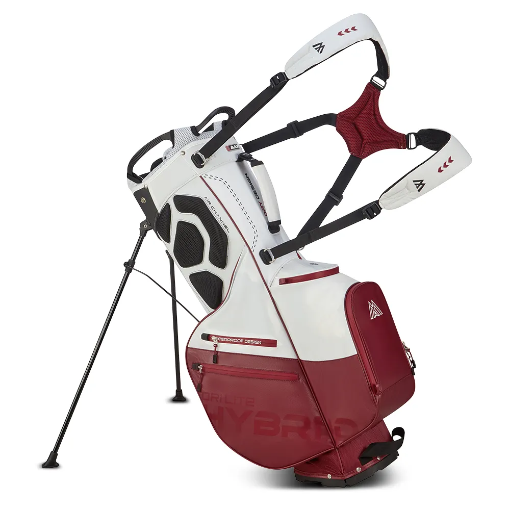 Big Max Dri Lite Hybrid Plus Golf Stand Bag 2024 - White Merlot