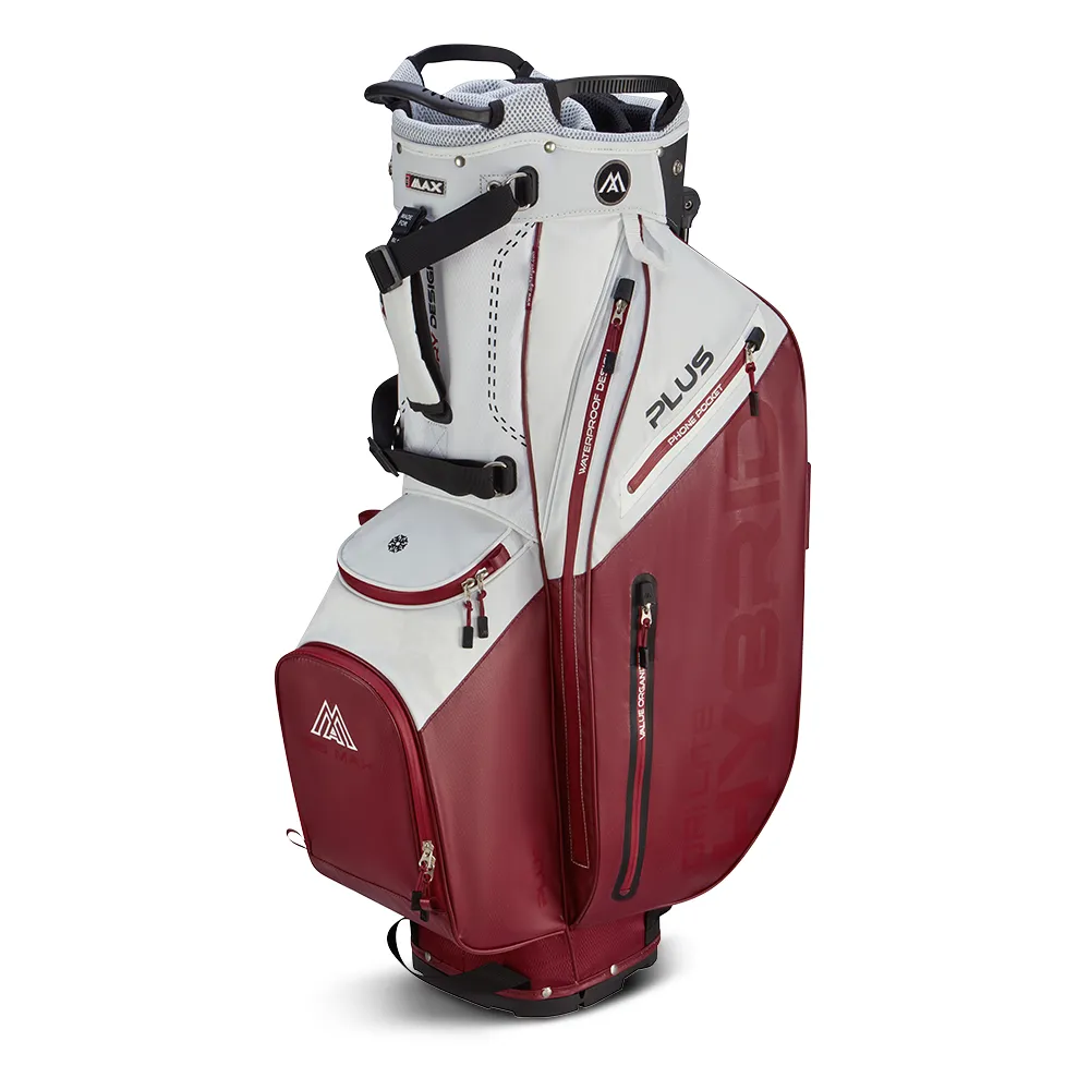 Big Max Dri Lite Hybrid Plus Golf Stand Bag 2024 - White Merlot