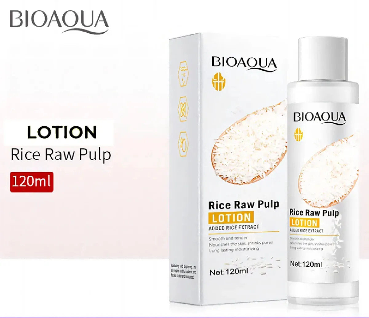 BIOAQUA Rice Raw Pulp Moisturizing Lotion 120ml BQY83888