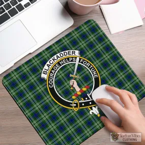 Blackadder Tartan Mouse Pad with Family Crest