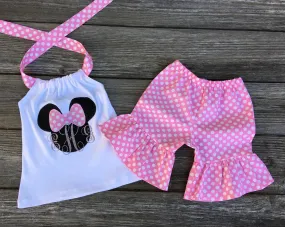 Bubble Gum Pink Minnie Mouse Outfit