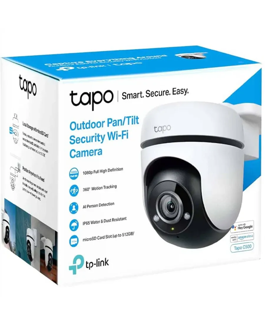 C500 Outdoor Pan/Tilt Wifi Camera | White