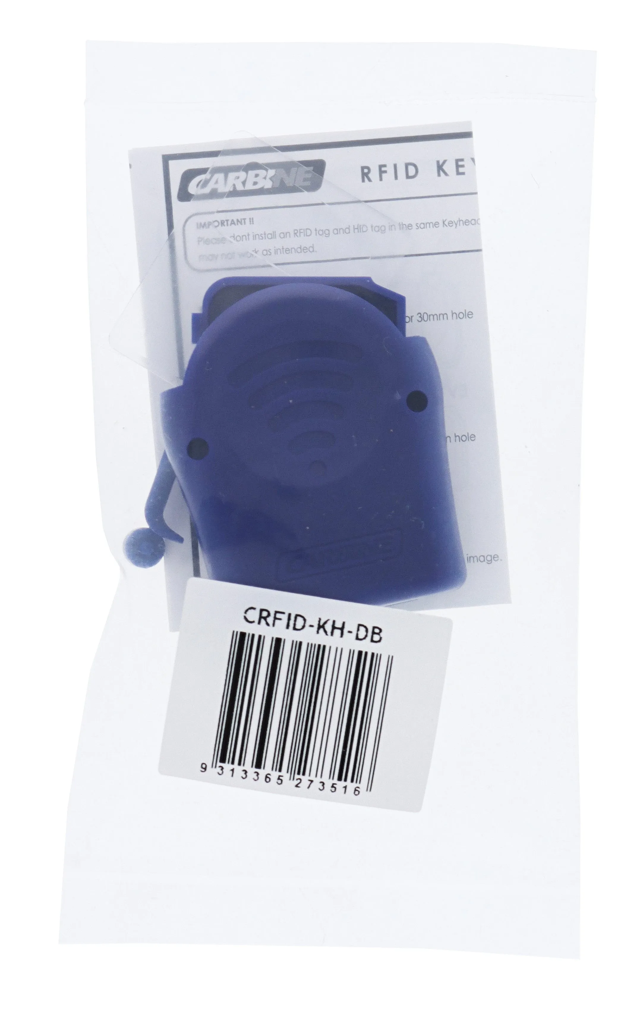 Carbine RFID Keyhead, KH,  Dark blue, Body Without top insert