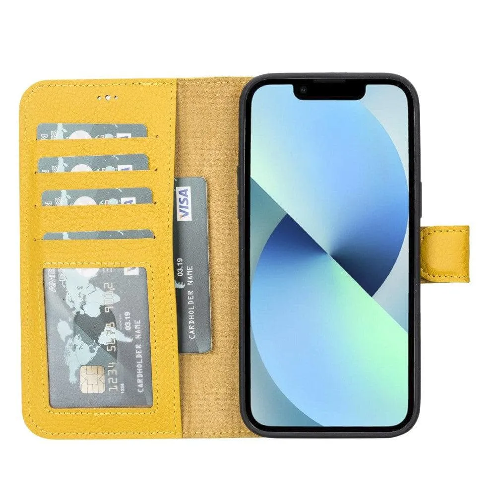 Carter iPhone 14 Pro Max Detachable Wallet Case, Floater Yellow