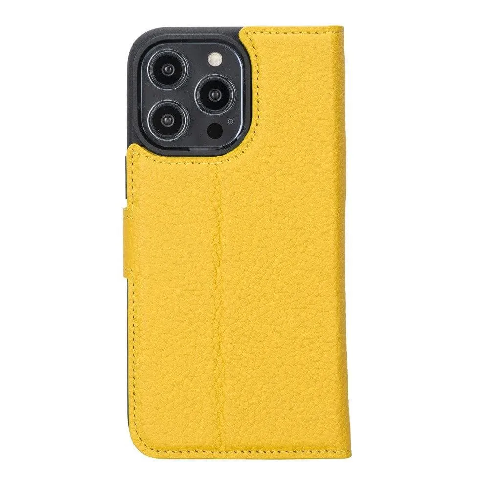 Carter iPhone 14 Pro Max Detachable Wallet Case, Floater Yellow