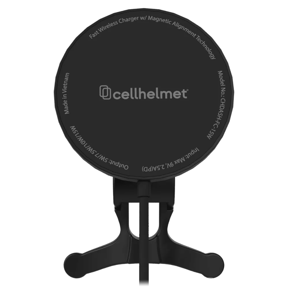 Cellhelmet Car Vent Mount with Fast Wireless Charging Pad 15W by Cellhelmet