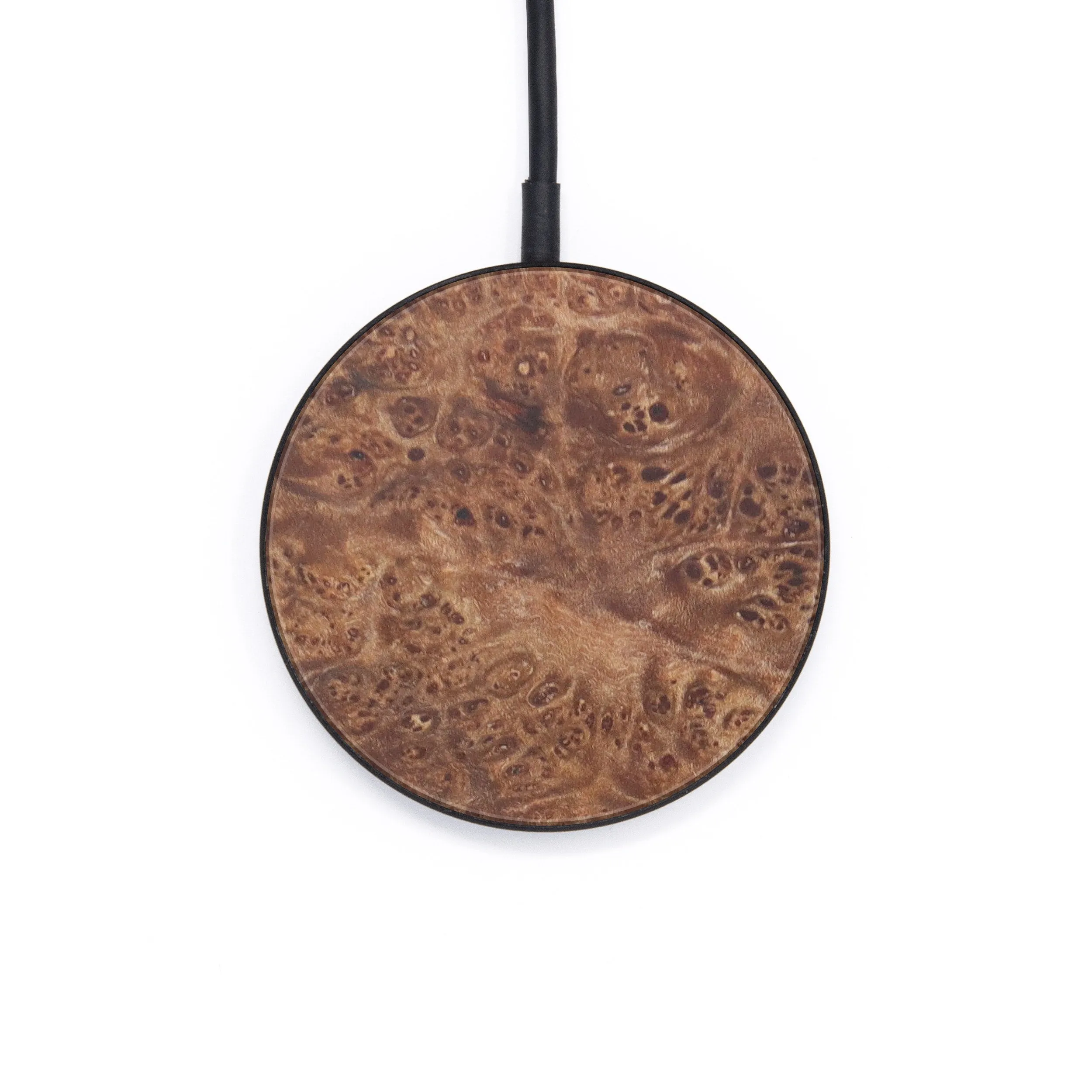 Circle Burl Wood Wireless Charger - Ghislaine (Maple Burl, 606935)