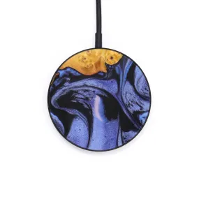 Circle Wood Resin Wireless Charger - Alysia (Purple, 607690)