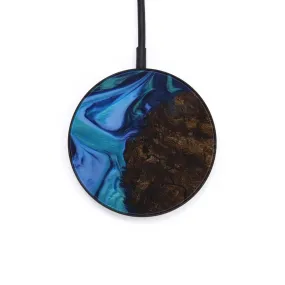 Circle Wood Resin Wireless Charger - Arlo (Light Blue, 570064)