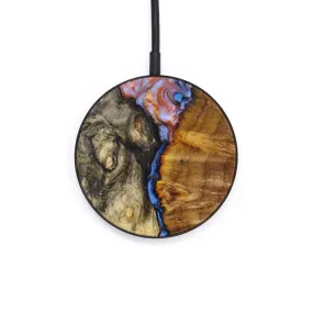 Circle Wood Resin Wireless Charger - Dave (Mosaic, 642542)