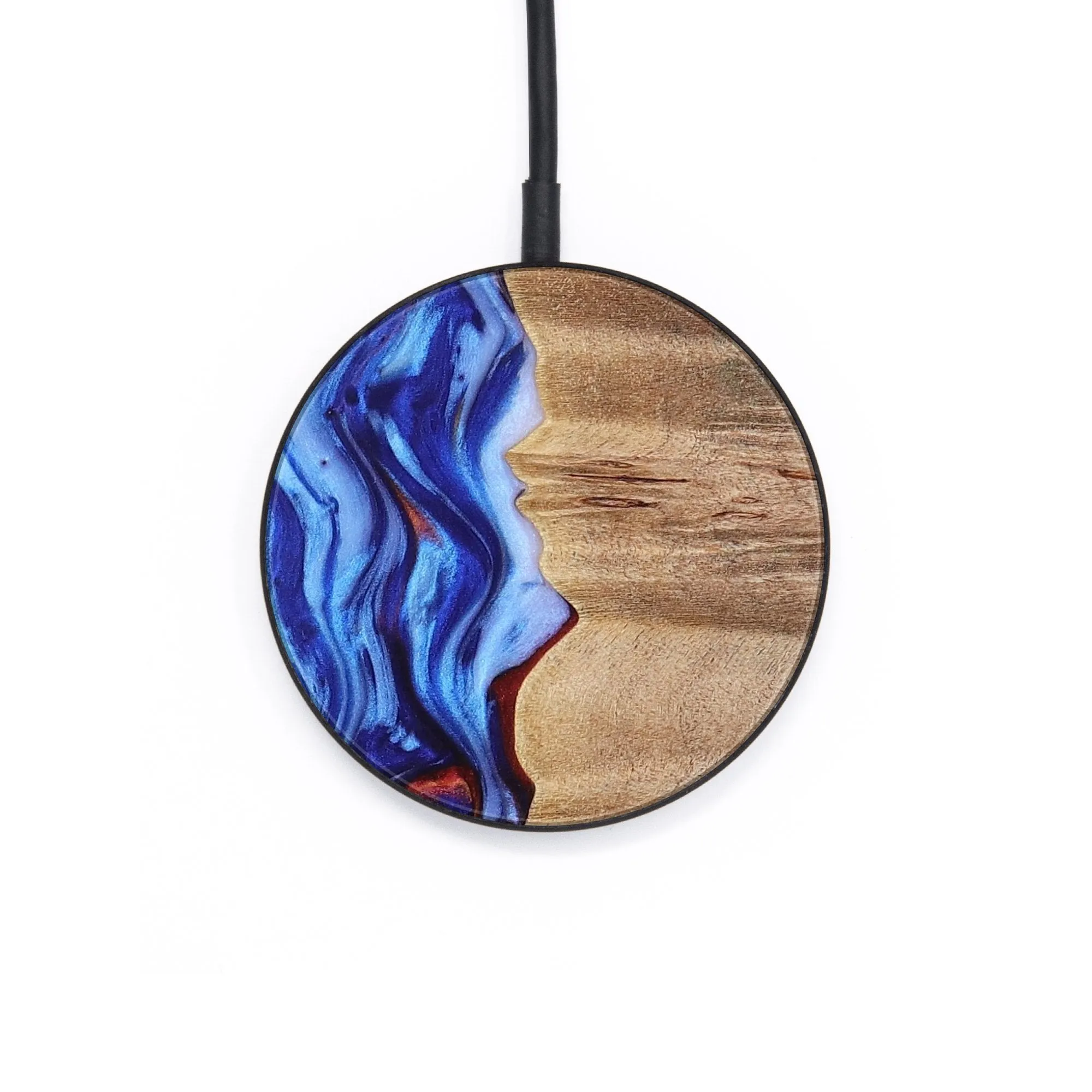 Circle Wood Wireless Charger - Arun (Fire & Ice, 736834)