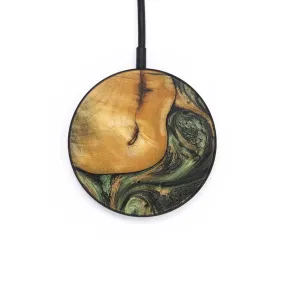 Circle Wood Wireless Charger - Vivienne (Green, 726584)