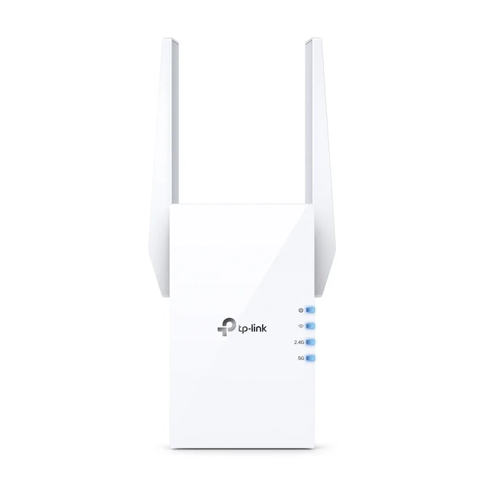 [CLEARANCE] TP-Link RE605X AX1800 Dual Band Wi-Fi Range Extender Wall Plugged with 1201Mbps at 5GHz, 574Mbps at 2.4GHz, Gigabit Ethernet Port, Access Point Mode, Easy Setup Via WPS / Tether App, MU-MIMO, OFDMA, Beamforming, OneMesh, Adaptive Path