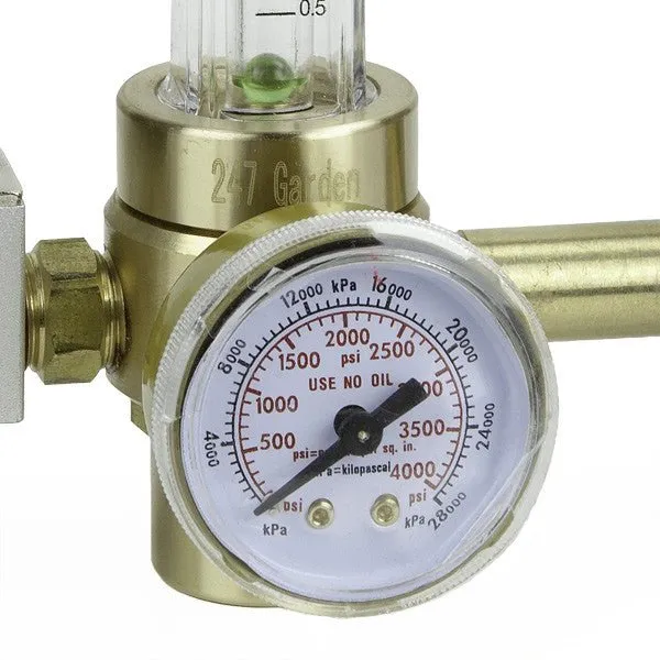 CO2 Tank Regulator with Solenoid Valve