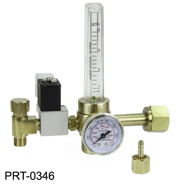 CO2 Tank Regulator with Solenoid Valve