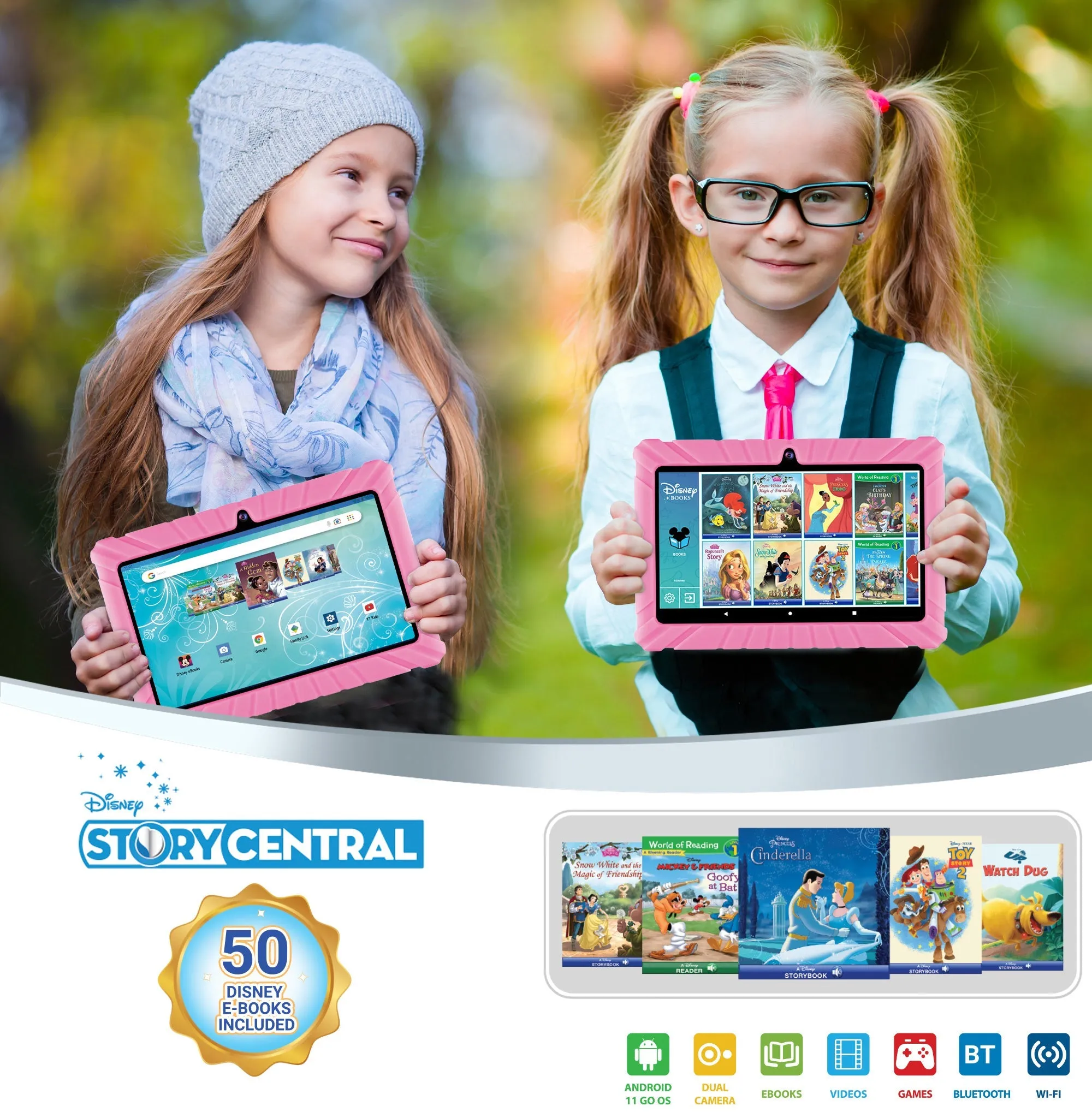 Contixo V8-2 Kids 7” Tablet - 50 Disney eBooks Included by Contixo