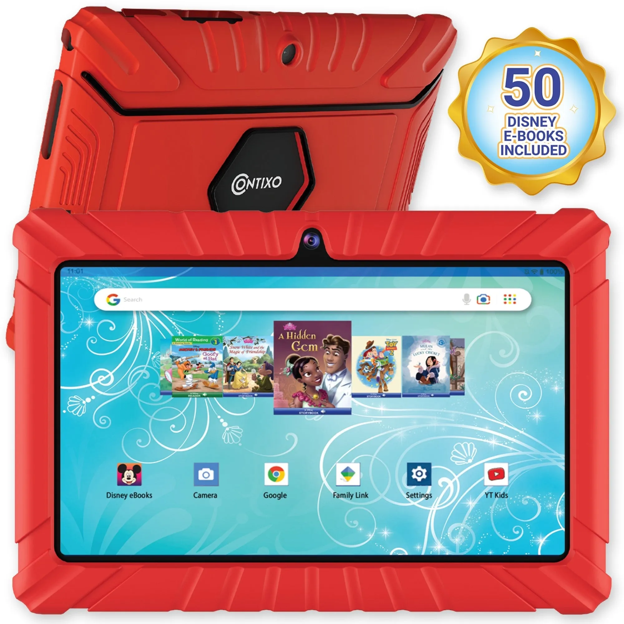 Contixo V8-2 Kids 7” Tablet - 50 Disney eBooks Included by Contixo