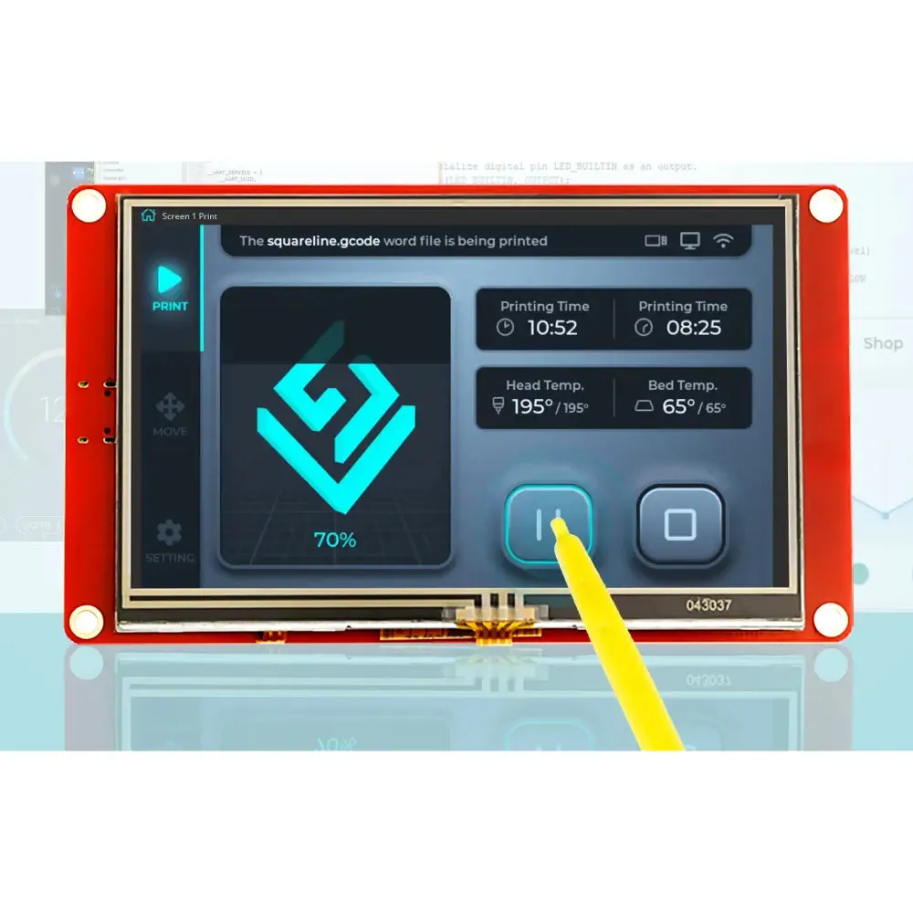 CrowPanel 4.3-Inch 480x272 HMI Touch Display, Wi-Fi & BLE