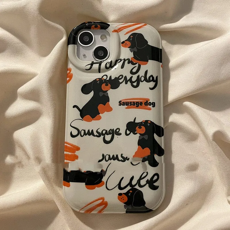 Dachshund iPhone Case and Airpods Case