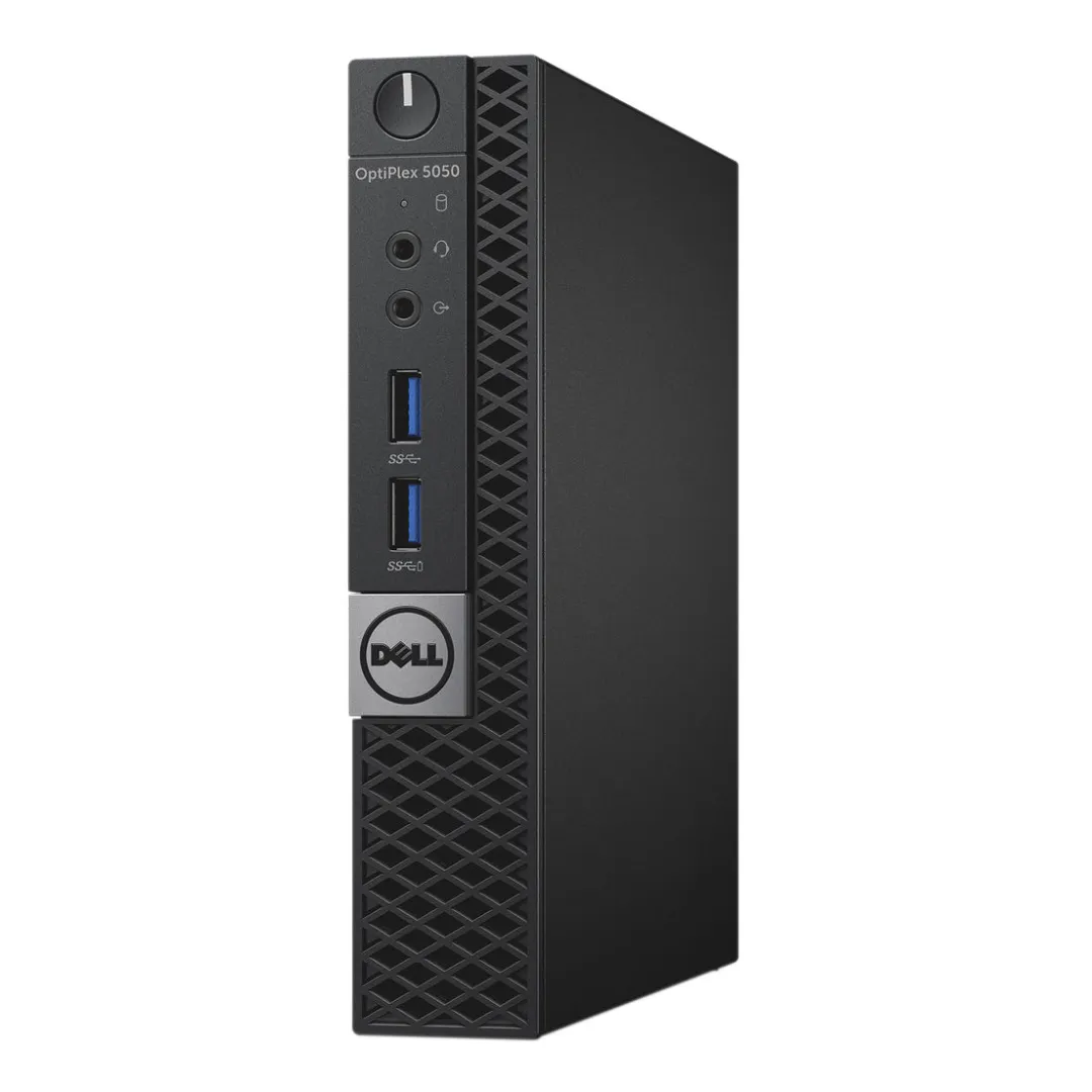 Dell OptiPlex 5050, Micro Desktop, Intel Core i5-7600T, 2.6GHz ,16GB RAM, 512GB SSD, Windows 10 Pro - Grade A Refurbished