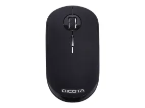 Dicota Silent - Mouse - Wireless - Usb Wireless Receiver - Black